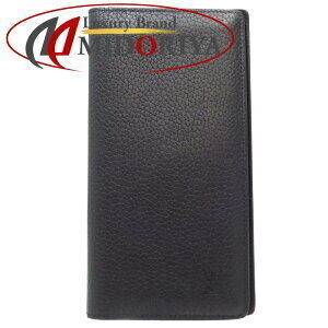 Louis Vuitton Portefeuille Wallet Brazza Long Taurillon Leather Black